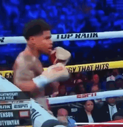 Shakur Stevenson Cornered By Artem Harutyunyan GIF