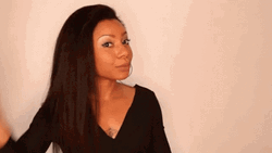 Shalita Grant Hair Flip Finger Snap GIF