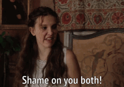 Shame On You Both Millie Bobby Brown GIF