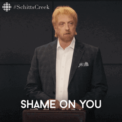 Shame On You Chris Elliott GIF