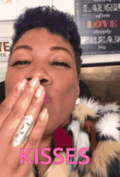 Shameca Tankerson Blow Kiss To Camera GIF