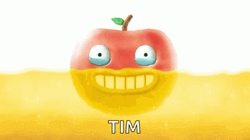Shana Tova Smiling Apple Honey GIF
