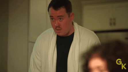 Shane Gillis Curious Looking Up GIF