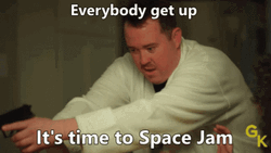 Shane Gillis Drawing Gun Space Jam Meme GIF