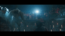 Shang Chi Slammed By Abomination GIF