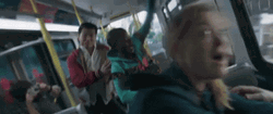 Shang Chi Train Scene GIF