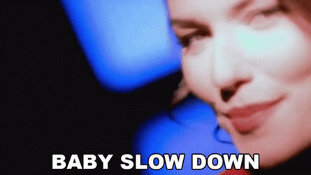 Shania Twain Singing Baby Slow Down  GIF