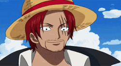 Shanks One Piece Mocking Tongue Out GIF