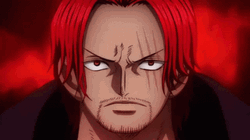 Shanks One Piece Red Eyes Zoom In GIF