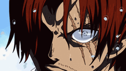 Shanks One Piece White Eyes Stare GIF