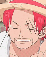 Shanks Red Haired One Happy Talking GIF