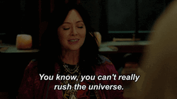 Shannen Doherty Deep Breath Can't Rush Universe GIF