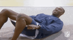 Shannon Sharpe Doing Exercise GIF