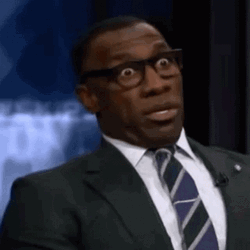Shannon Sharpe Stunned Reaction GIF