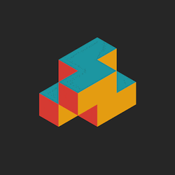 Shapes 3D Puzzle Animation GIF
