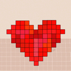 Shapes Heart Tetris GIF