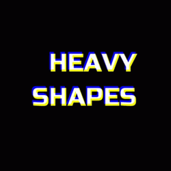 Shapes Heavy Glitch Text GIF