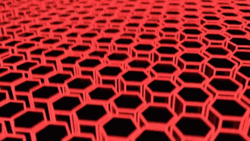 Shapes Honeycomb Neon Loop GIF