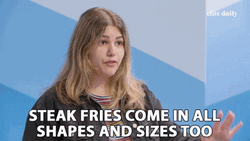 Shapes Sizes Steak Fries GIF