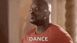 Shaq And Kitty Shimmy Dance GIF