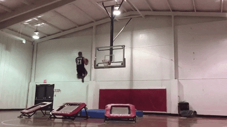 Shaq Dunking Chicago Sky Star GIF