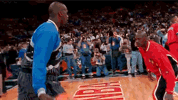 Shaq Dunking Dribble GIF