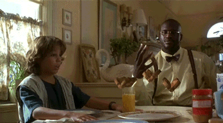 Shaq Dunking Food Kazaam GIF