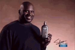 Shaquille O'Neal Endorsing Lotion Product GIF