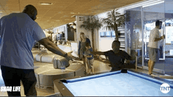 Shaquille O'neal Handshake Billiards GIF
