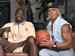 Shaquille O'neal Hulk Hogan Thumbs Up GIF
