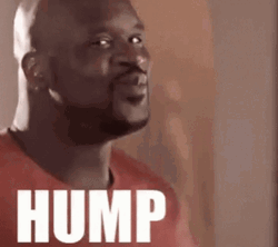 Shaquille O'Neal Naughty Hump Day Facial Expressions GIF