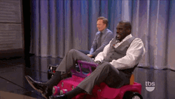 Shaquille Oneal Racing GIF