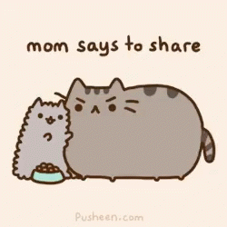Share Food Cats Pusheen GIF