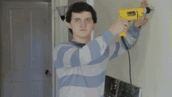 Share Sound Funny Wall Drill GIF