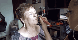 Shari Marie Grandmother Snickering GIF