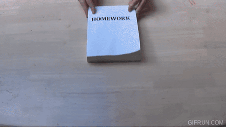 Sharing Homework Book GIF