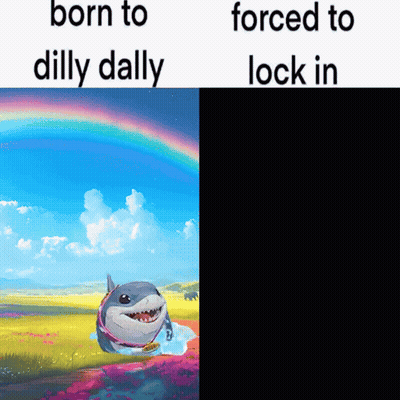 Shark Born To Dilly Dally And Forced To Lock In GIF
