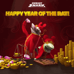 Shark Happy Chinese New Year GIF