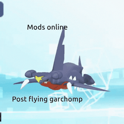 Shark Mods Online Post Flying Garchomp GIF