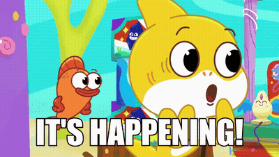 Shark Saying Its Happening GIF
