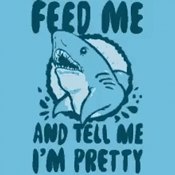Shark Week Cartoon Feed Me GIF