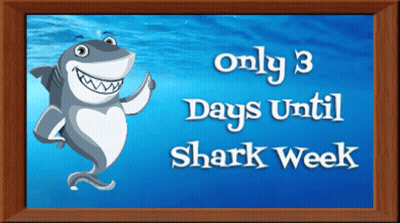 Shark With 3 Days Until Shark Week GIF