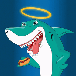 Sharknado Art In Different Costumes GIF