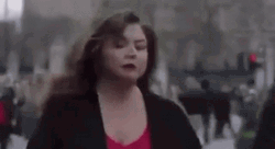 Sharknado Eating A Walking Woman GIF