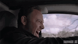 Sharknado Fin Shepard Driving GIF