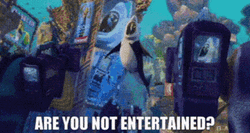 Sharks Tale Are You Not Entertained GIF