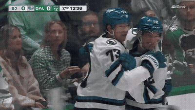 Sharks Vs Dallas Cowboys Hockey Game GIF