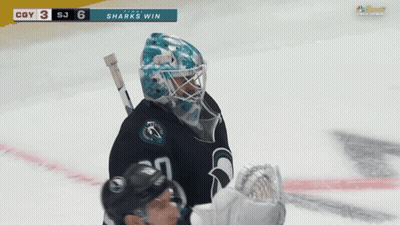 Sharks Winning Hockey Game GIF