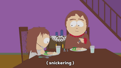 Sharon Marsh Snickering Let Out Hee Hee GIF
