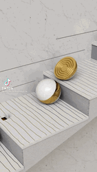 Sharp Machine Cutting Rolling Balls GIF